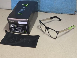 AUTHENTIC 9FIVE JORDAN AIRMAN READER GLASSES * SILVER/GREEN * NEW IN BOX! - Picture 1 of 7