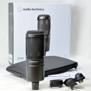 Audio-Technica AT2020 Kondensatormikrofon mit Nierencharakteristik gebraucht mit Tasche - Bild 1 von 8