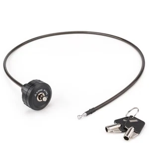 Bike Cable Lock - Handlebar End Lock fit Mountain Bike Bars - Bike Cable Chai... - Picture 1 of 7