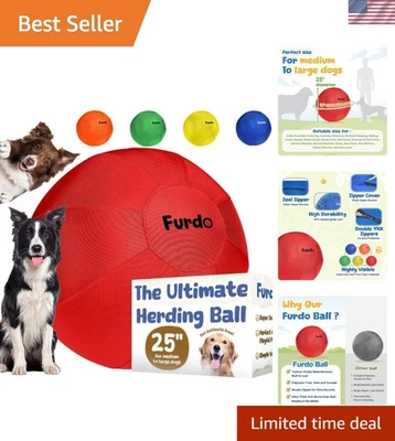 Ultimate 25-Inch Herding Ball for Dogs - Provides Exercise & Mental Stimulation! - Image 1 of 4