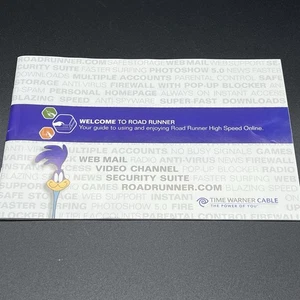 Time Warner Roadrunner Welcome Pamphlet 2008 for the memorabilia collector - Picture 1 of 8