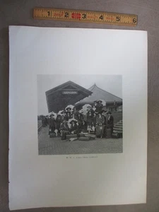 Antique 1913 Photo Train Depot Martha Washington College Abingdon Virginia - Picture 1 of 2