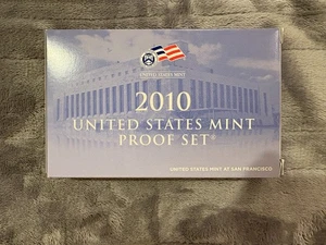 2010 US Mint 14 Coin Proof Set w/Box & COA - Original Purchase - Picture 1 of 2