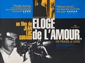 IN PRAISE OF LOVE ORIG 2001 BRITISCHES QUAD POSTER 30"" X 40"" GEROLLT NEUWERTIG GODARD - Bild 1 von 1
