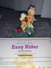 Garfield "Easy Rider" Jim Davis Danbury Mint Vintage Figurine 1993 w/ COA