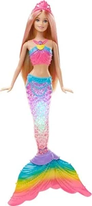 Magical Light-Up Barbie Mermaid Doll – Dreamtopia Rainbow Tail & Water-Activated - Picture 1 of 5