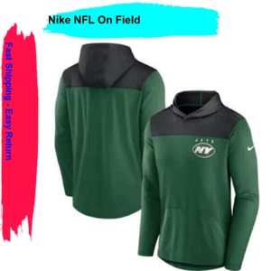 Nike Men's New York Jets Fan Gear Pullover Hoodie, Green, Small - Picture 1 of 1
