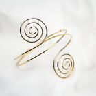 Punk Coiled Spiral Upper Arm Cuff Armlet Armband Bangle Bracelet Jewelry