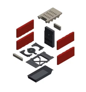 Camina & Schmid SD 11 E / SH 11 D / SH 11 G / SH 11 T Seitenstein 50 x 224 x 551 - Bild 1 von 2