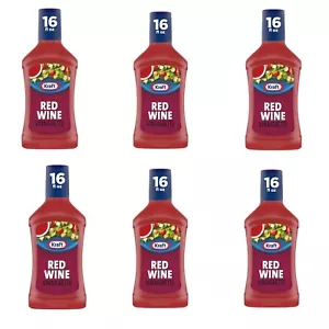 Kraft Red Wine Vinaigrette Salad Dressing (6 ct Pack, 16 fl oz Bottles) - Picture 1 of 3
