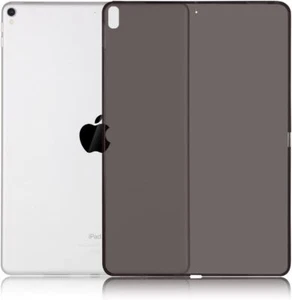 For iPad 10.2"9th 8th 7th Gen Air 4 5 10.9"Silicone Black Clear Soft Tablet Case - Picture 1 of 10