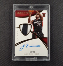 2014-15 Panini Immaculate Collection #113 James Ennis Rookie Patch Auto /99