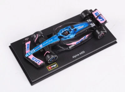 Bburago 1:43 Signature Series F1 2023 BWT Alpine A523 #31 Esteban Ocon Model Car - Image 1 of 4