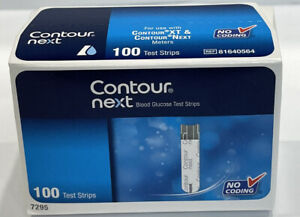 Contour Next Blood Glucose Test Strips 100 Exp 31 March 2025