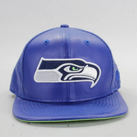 New Era Seattle Seahawks Original Fit Blue Belt Buckle Flat Bill Structured Hat Cover