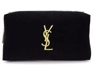 Yves Saint Laurent Novelty Makeup Pouch NEW F/S - Picture 1 of 4