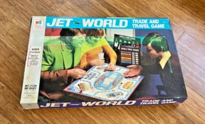 Vintage Jet World Trade and Travel Family Board Game Boxed Complete - Picture 1 of 8