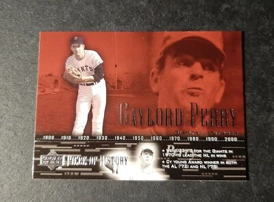 2002 Upper Deck Piece Of History Gaylord Perry #71 - Image 1 of 2