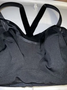 Brooks Embody High Support Underwire BLACK Sport Bra Womens Size 38FF 38 FF NEW - Picture 1 of 13