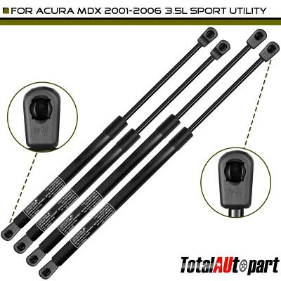 4x soportes de elevación de capó y puerta trasera muelles de amortiguador para Acura MDX 2001-2006 Foto 1 de 4