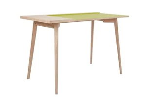 Schreibtisch Addison 2 Esche Nb. Grün Computertisch Büro Arbeitszimmer - Bild 1 von 1