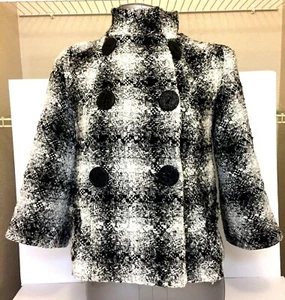 Van Gils Woman's Shirt Coat Jacket Size - see description Gray Black White - Picture 1 of 4
