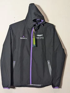 Rare Aston Martin Official Formula 1 Racing Team Luxury Wind Rain Jacket USA LRG - Picture 1 of 6