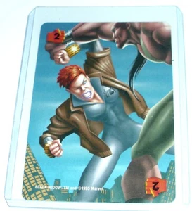 1995 MARVEL OVERPOWER KARTENSPIEL # 2 SCHWARZE WITWE SCHÖNE KARTE! - Bild 1 von 2