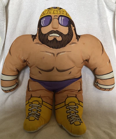 Vintage 1990 WWF Wrestling Buddies by Tonka: Macho Man Randy Savage Cover