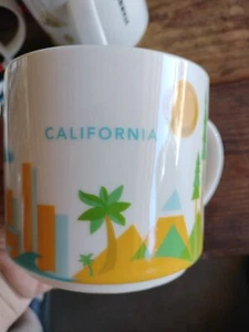 Starbucks CALIFORNIA You Are Here Coffee Tea Mug Cup 2013 New - Picture 1 of 5