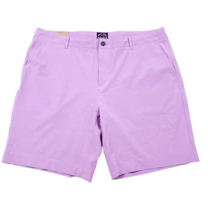 Faherty All Day Shorts Mens 40 Purple Chino Stretch Casual Preppy Golf Resort - Picture 1 of 14