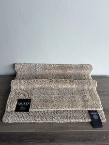 LAUREN RALPH LAUREN Bath Rug Reversible -100% COTTON - Picture 1 of 6