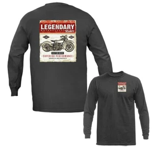 Legendary Riders, Bikers Vintage Clásico Personalizado Motocicleta Gráfico Manga Larga - Imagen 1 de 14