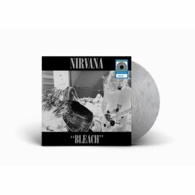 NIRVANA BLEACH SILVER MOON GREY COLOURED 12" VINYL LP RECORD SEALED FOO FIGHTERS - Image 1 of 2