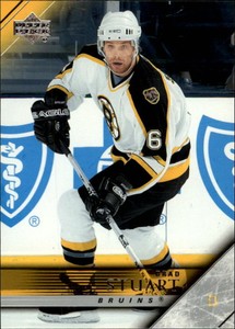 2005-06  Upper Deck Boston Bruins Hockey Card #263 Brad Stuart