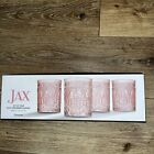 Jax  Old Fashioned Beverage Glass Cup by Godinger - Pink - Set of 4 NIB