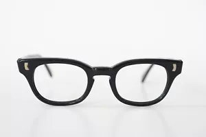 Liberty optical eyeglass 1960s Vintage NOS new old stock 44-20 ebony - Picture 1 of 12