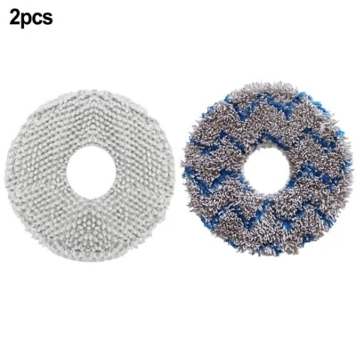 Pack of 2 Mop Cloth Pads for Dream me W10s and W10s Pro Cleaning Robot - image 1 of 3