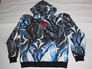 CLOT Alienegra Sudadera con Capucha Azul Relámpago Egra Talla Grande ¡NUEVA! Edison Chen - Imagen 1 de 6