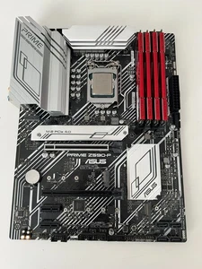 Intel i9 11900k 3.5 Ghz + ASUS Z590 Motherboard + 64GB RAM - FAST FREE SHIP! - Afbeelding 1 van 4