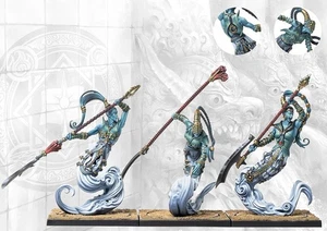 Conquest Sorcerer Kings Steelheart Djinn with Polearms Dual Kit Para Bellum - Picture 1 of 3