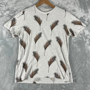 Camiseta de algodón orgánico FREE PLANET, M para hombre, deja blanco roto - Imagen 1 de 11