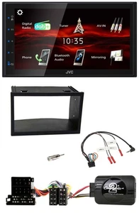 JVC USB Bluetooth Lenkrad DAB 2DIN Autoradio für VW Golf 4 Polo Passat ISO - Bild 1 von 10