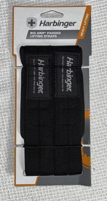 Correas de elevación acolchadas Harbinger Big Grip/levantamiento pesado Foto 1 de 4