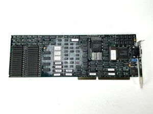 Vintage NEC 9900-0020 TIGA Graphics Card w/ TI TMS34010FNL-50 16-Bit ISA VGA - Picture 1 of 10