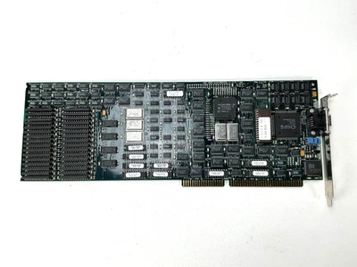 Vintage NEC 9900-0020 TIGA Graphics Card w/ TI TMS34010FNL-50 16-Bit ISA VGA - Image 1 of 4