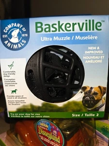 Nuova museruola Baskerville Ultra Basket taglia 2 nera design comodo - Foto 1 di 2
