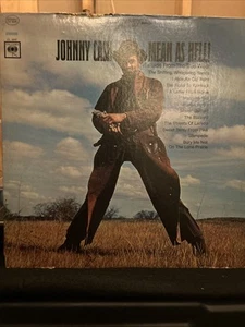 Johnny Cash/Mean As Hell/1St Edition/Mint Condition - Picture 1 of 3