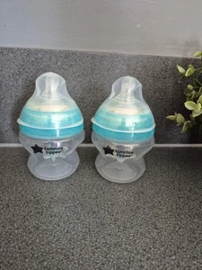 2 Tommee Tippee 150ml Advanced Anti Colic Bottles. Variable Teat. - Picture 1 of 2