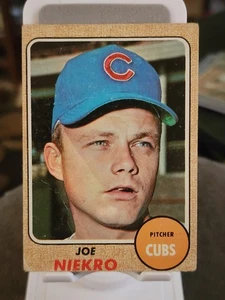 1968 Joe Niekro Topps #475 VG ~Wrinkle~ - Bild 1 von 3